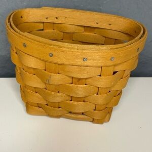 VINTAGE LONGABERGER OREGANO BASKET Hangs on the wall small miniature